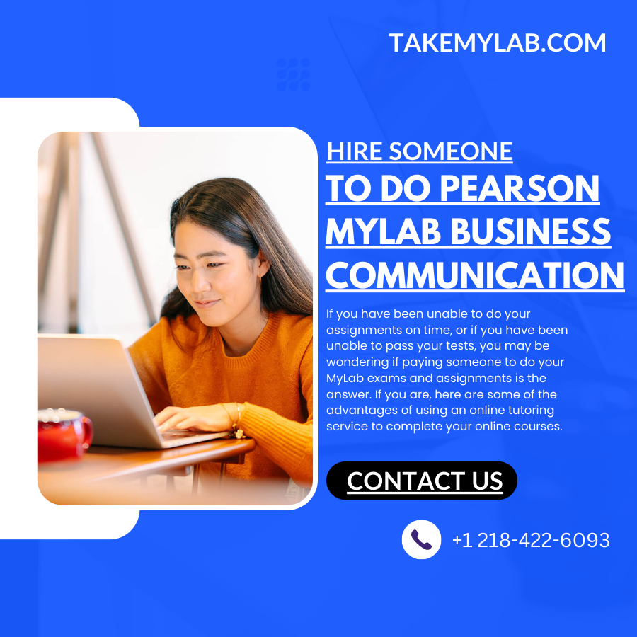 Hire Someone To Do Pearson MyLab Business Communication