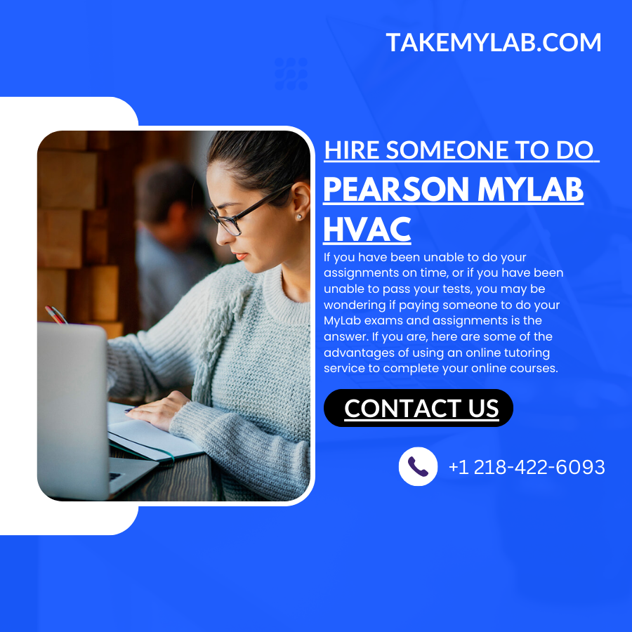 Hire Someone To Do Pearson MyLab Hvac
